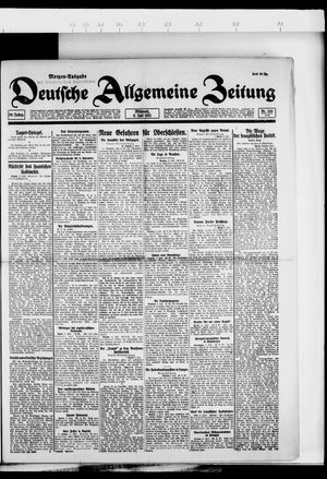 Deutsche allgemeine Zeitung vom 06.07.1921
