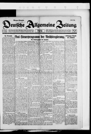 Deutsche allgemeine Zeitung vom 07.07.1921