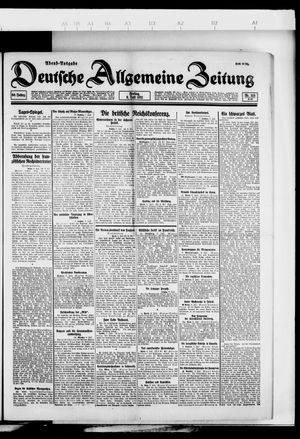 Deutsche allgemeine Zeitung vom 08.07.1921