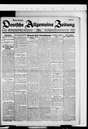 Deutsche allgemeine Zeitung on Jul 12, 1921