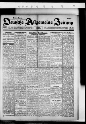 Deutsche allgemeine Zeitung vom 17.07.1921