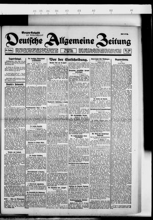Deutsche allgemeine Zeitung on Jul 21, 1921