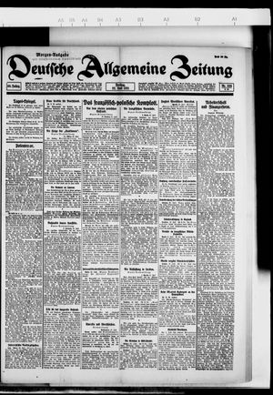 Deutsche allgemeine Zeitung vom 22.07.1921