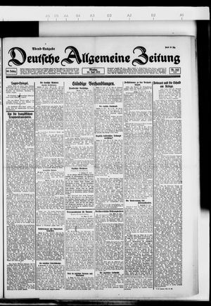 Deutsche allgemeine Zeitung vom 25.07.1921
