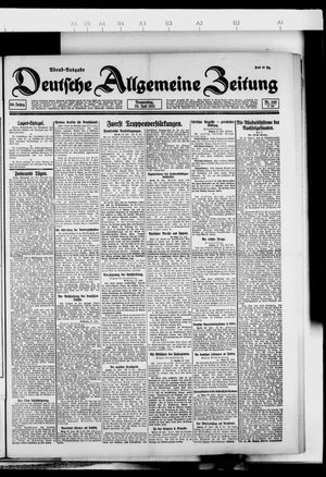 Deutsche allgemeine Zeitung vom 28.07.1921