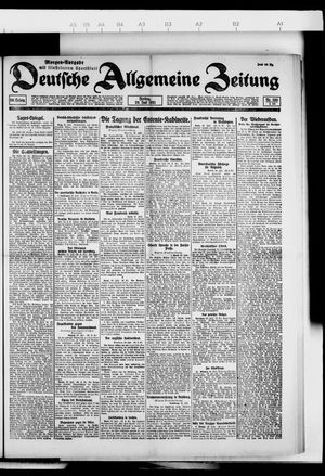 Deutsche allgemeine Zeitung vom 29.07.1921