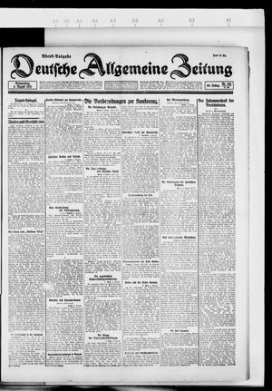 Deutsche allgemeine Zeitung vom 04.08.1921