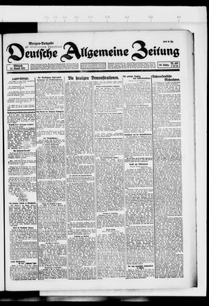 Deutsche allgemeine Zeitung vom 31.08.1921