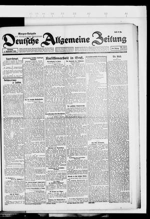 Deutsche allgemeine Zeitung vom 04.09.1921