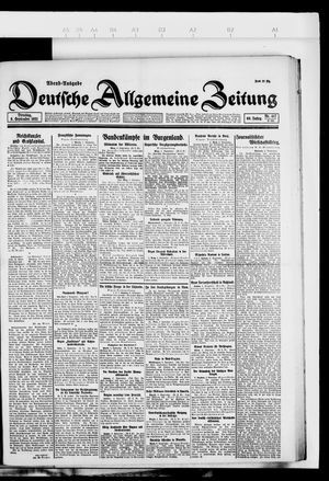 Deutsche allgemeine Zeitung vom 06.09.1921