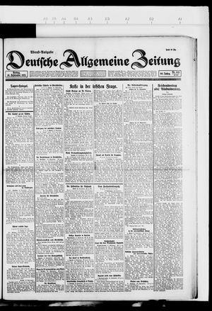 Deutsche allgemeine Zeitung vom 16.09.1921