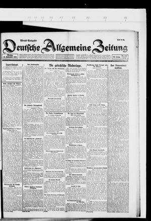 Deutsche allgemeine Zeitung vom 19.09.1921