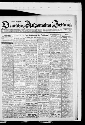 Deutsche allgemeine Zeitung on Sep 20, 1921