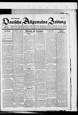 Deutsche allgemeine Zeitung vom 03.10.1921