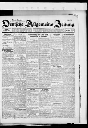 Deutsche allgemeine Zeitung vom 04.10.1921