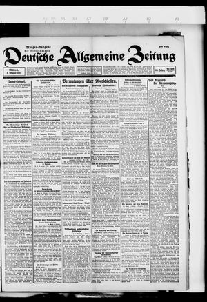 Deutsche allgemeine Zeitung vom 05.10.1921