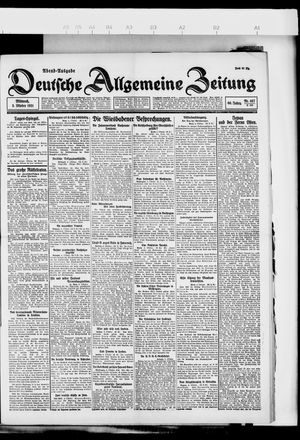 Deutsche allgemeine Zeitung on Oct 5, 1921