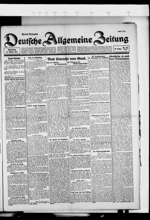 Deutsche allgemeine Zeitung vom 13.10.1921