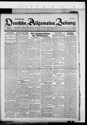 Deutsche allgemeine Zeitung vom 03.11.1921