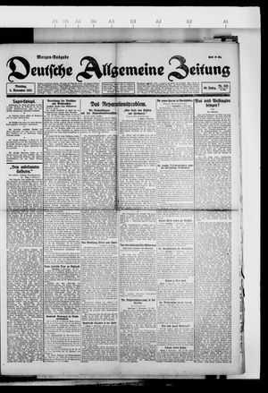 Deutsche allgemeine Zeitung vom 08.11.1921