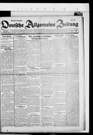 Deutsche allgemeine Zeitung on Nov 24, 1921