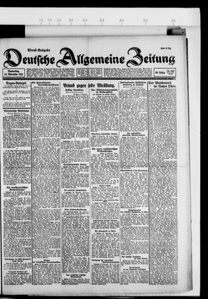 Deutsche allgemeine Zeitung vom 24.11.1921