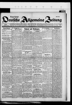 Deutsche allgemeine Zeitung vom 02.12.1921