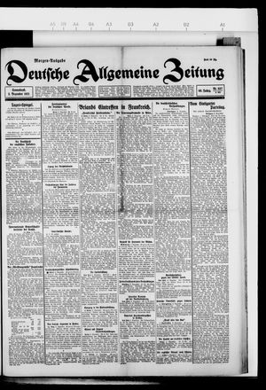 Deutsche allgemeine Zeitung on Dec 3, 1921