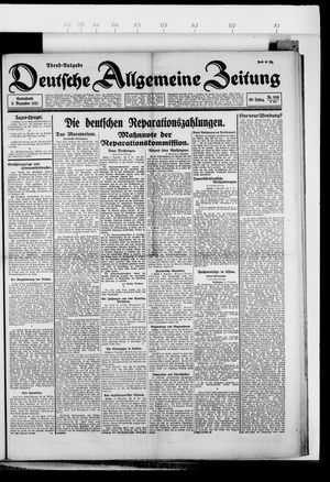 Deutsche allgemeine Zeitung on Dec 3, 1921