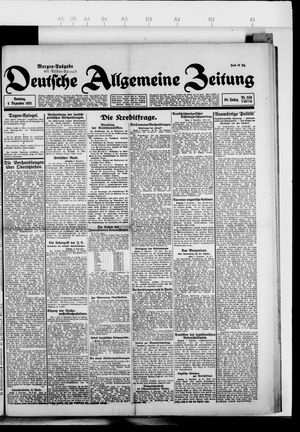 Deutsche allgemeine Zeitung vom 04.12.1921