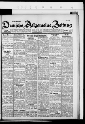Deutsche allgemeine Zeitung on Dec 5, 1921