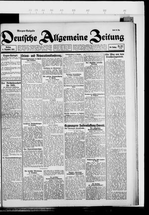Deutsche allgemeine Zeitung vom 09.12.1921