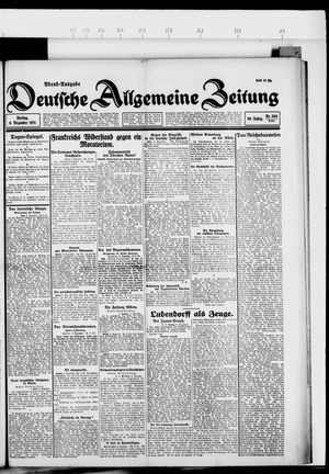 Deutsche allgemeine Zeitung vom 09.12.1921