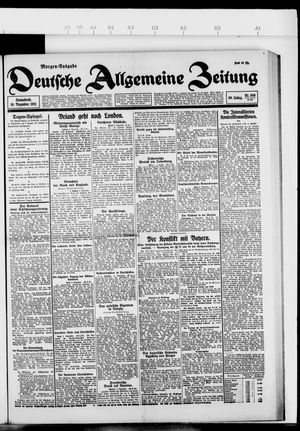 Deutsche allgemeine Zeitung vom 10.12.1921