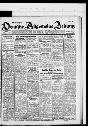 Deutsche allgemeine Zeitung on Dec 13, 1921