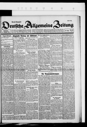 Deutsche allgemeine Zeitung vom 15.12.1921