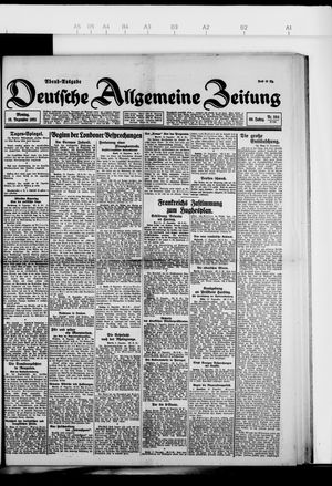 Deutsche allgemeine Zeitung vom 19.12.1921