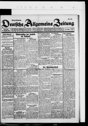 Deutsche allgemeine Zeitung vom 29.12.1921