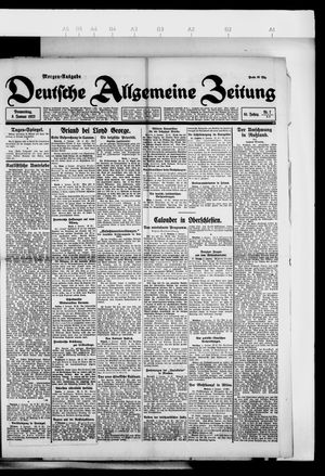 Deutsche allgemeine Zeitung on Jan 5, 1922