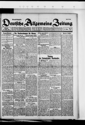 Deutsche allgemeine Zeitung vom 18.01.1922