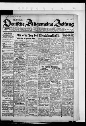 Deutsche allgemeine Zeitung vom 02.02.1922