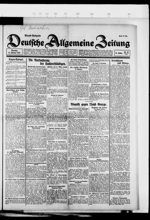 Deutsche allgemeine Zeitung on Feb 14, 1922