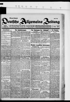 Deutsche allgemeine Zeitung vom 28.02.1922