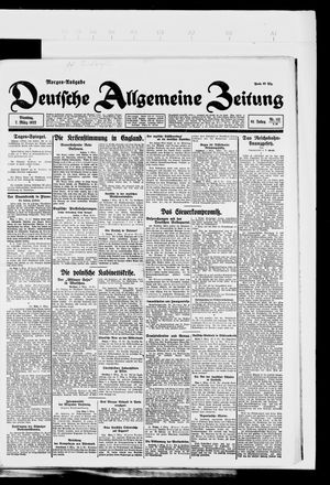 Deutsche allgemeine Zeitung on Mar 7, 1922