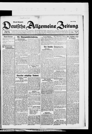 Deutsche allgemeine Zeitung vom 09.03.1922