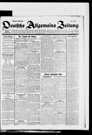 Deutsche allgemeine Zeitung vom 14.03.1922