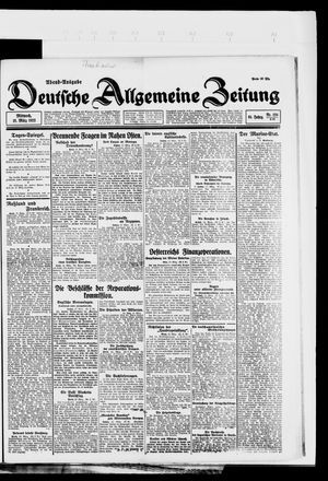 Deutsche allgemeine Zeitung vom 15.03.1922
