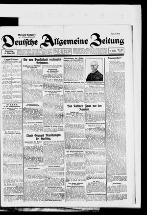 Deutsche allgemeine Zeitung vom 16.03.1922