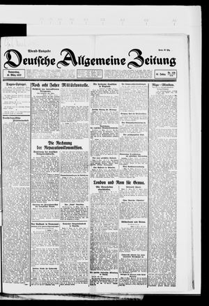 Deutsche allgemeine Zeitung vom 16.03.1922