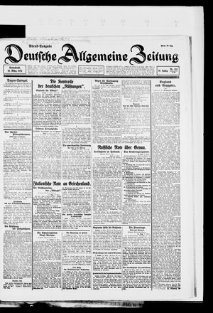 Deutsche allgemeine Zeitung vom 18.03.1922